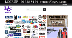 Desktop Screenshot of lcgrup.es